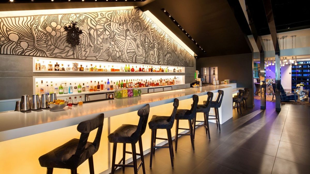 W Living Room Bar 10455 NE 5th Place Hotel Bar Bellevue, WA