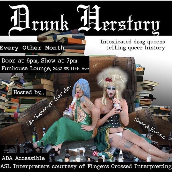 Drunk Herstory at Funhouse Lounge in Portland, Oregon - Multiple dates  through Dec 13 - EverOut Portland