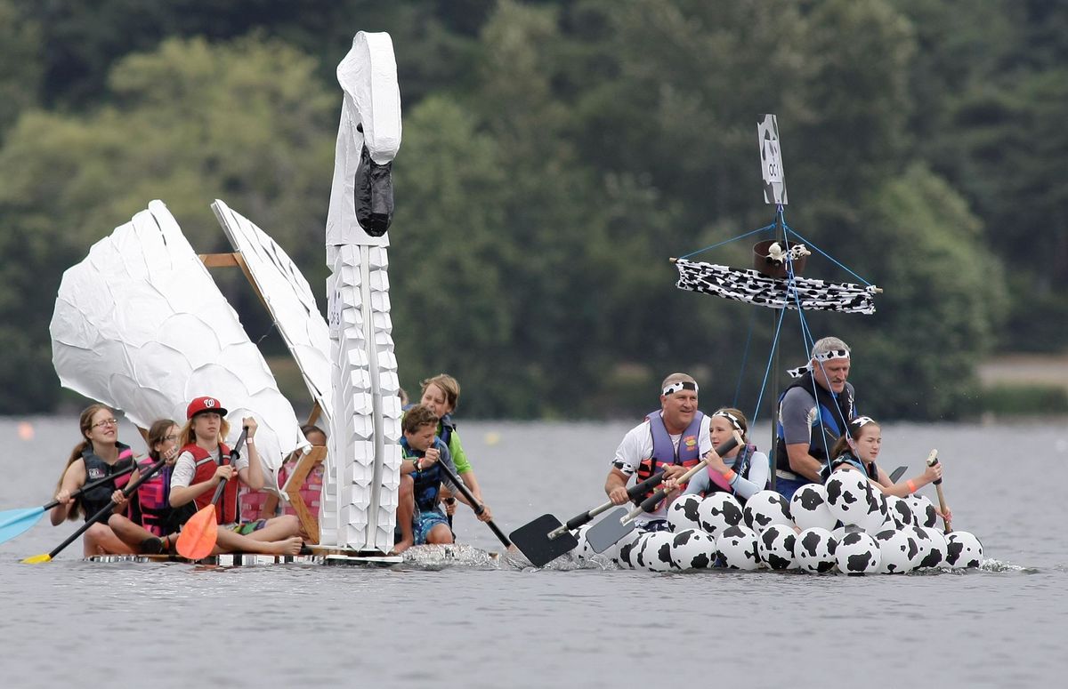 Seafair Milk Carton Derby at Green Lake Park in Seattle, WA Saturday