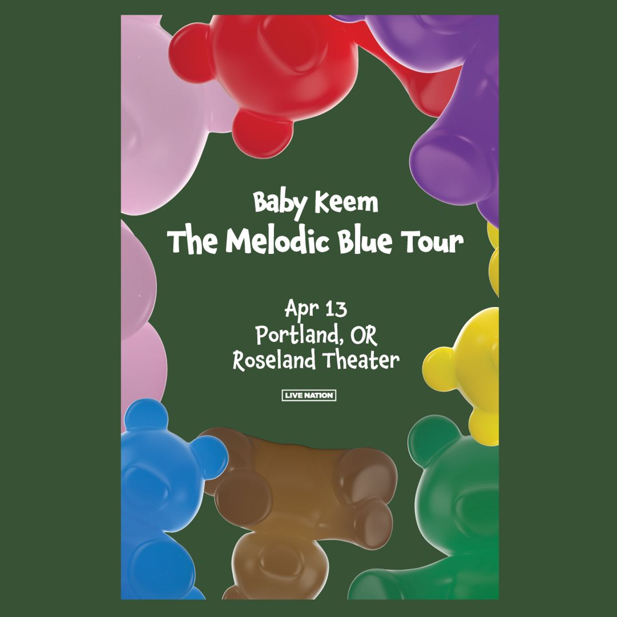 Baby Keem: The Melodic Blue Tour at Roseland Theater in Portland