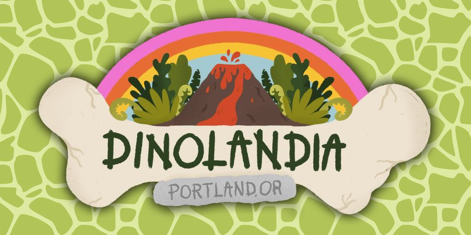 Dinolandia from Portland artist Mike Bennett 