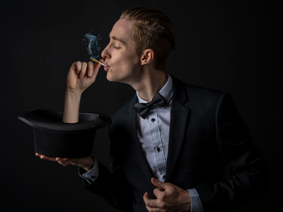Magician Ben Zabin of Smokus Pocus will be your humble host at <a href="https://everout.com/portland/events/northwest-cannafest-with-petty-fever-grand-royale-erotic-city-and-smokus-pocus/e113598/">Northwest Cannafest</a>.