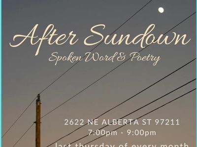 After Sundown Spoken Word and Poetry