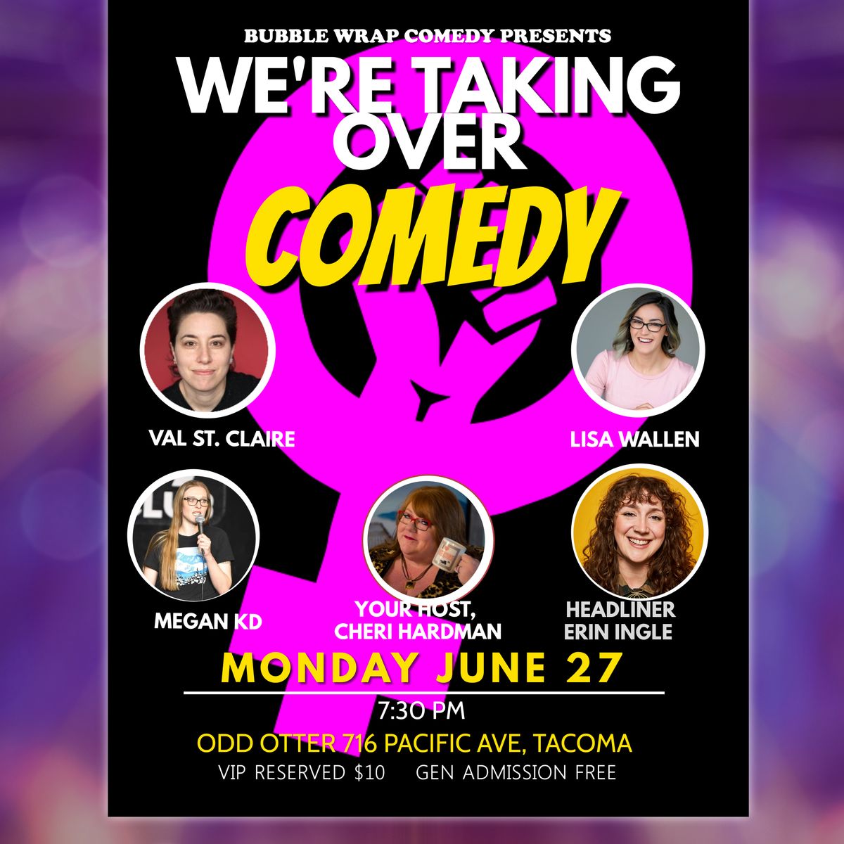 We Are Taking Over Comedy at Odd Otter Brewing Company in Tacoma, WA -  Monday, June 27, 2022 - EverOut Seattle