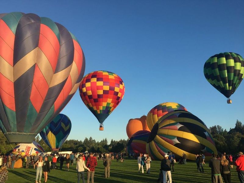 Festival of shop balloons