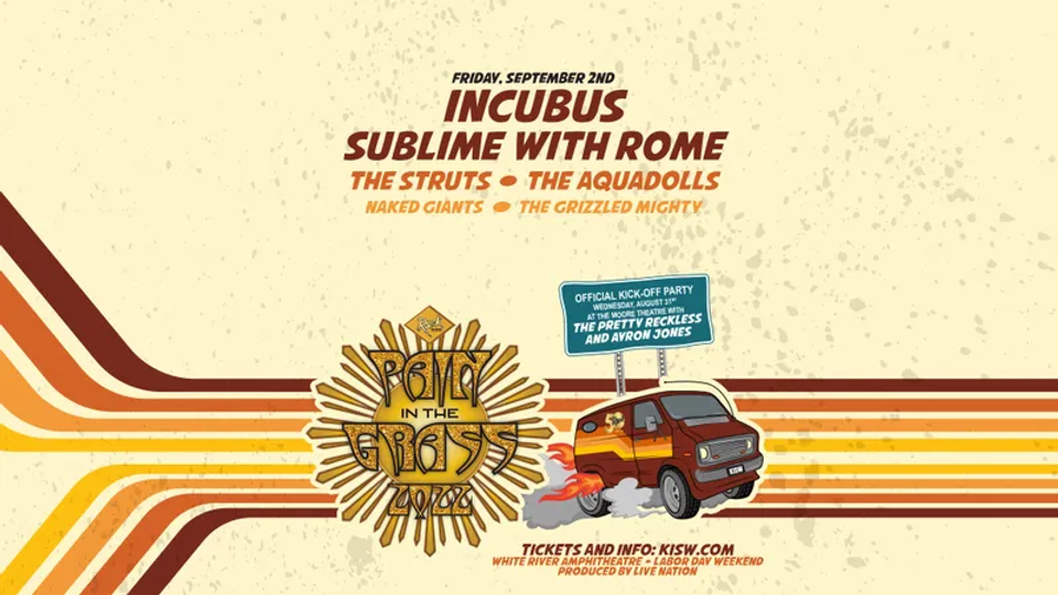 99.9 KISW Presents Pain In The Grass 2022 at White River Amphitheatre