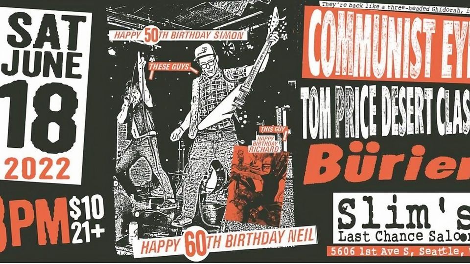 Triple Gemini Bash Communist Eyes, Tom Price Desert Classic, and