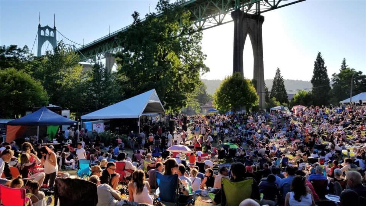 Cathedral Park Jazz Festival at Cathedral Park in Portland, OR Every