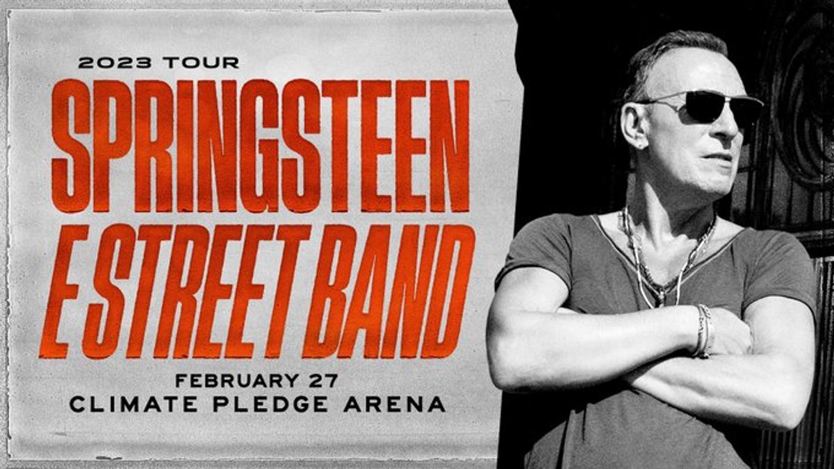 Bruce Springsteen at Climate Pledge Arena in Seattle, WA Monday
