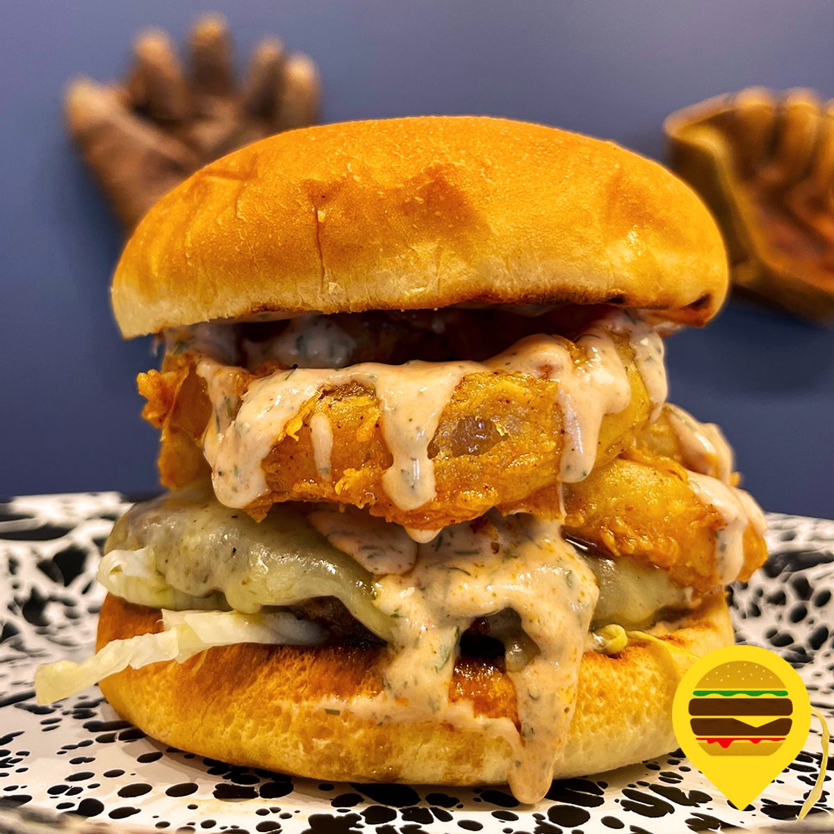 Buffalo Ranch Burger at Holler in Portland, Oregon Multiple dates