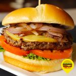 Jubitz Junior Jumbo Burger "The Triple J": Ponderosa Lounge & Grill (part of Portland Mercury’s Burger Week 2022)