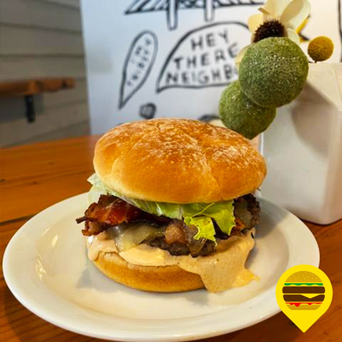 Green Chili Smash at West Coast Grocery Company in Portland, Oregon