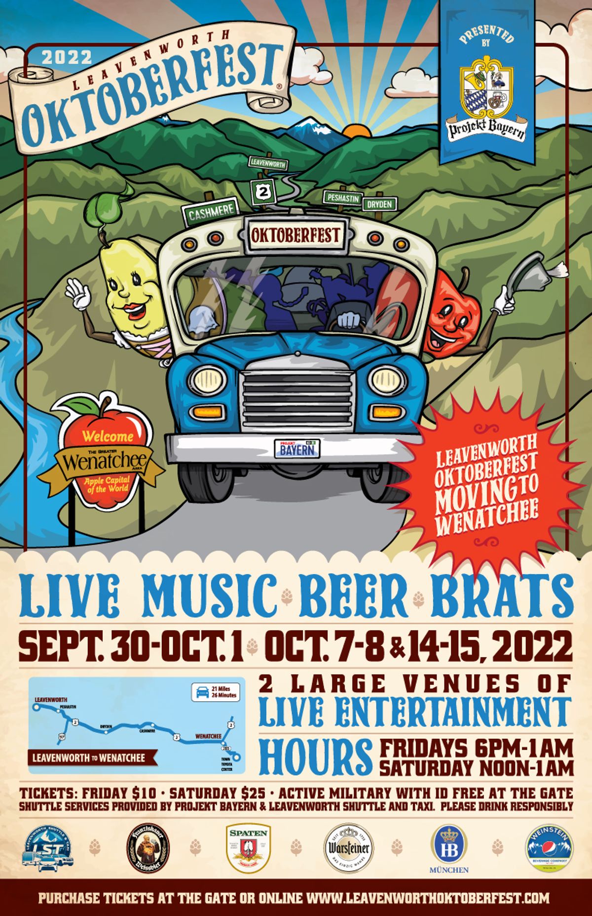 Leavenworth Oktoberfest at Town Toyota Center in Wenatchee, wa