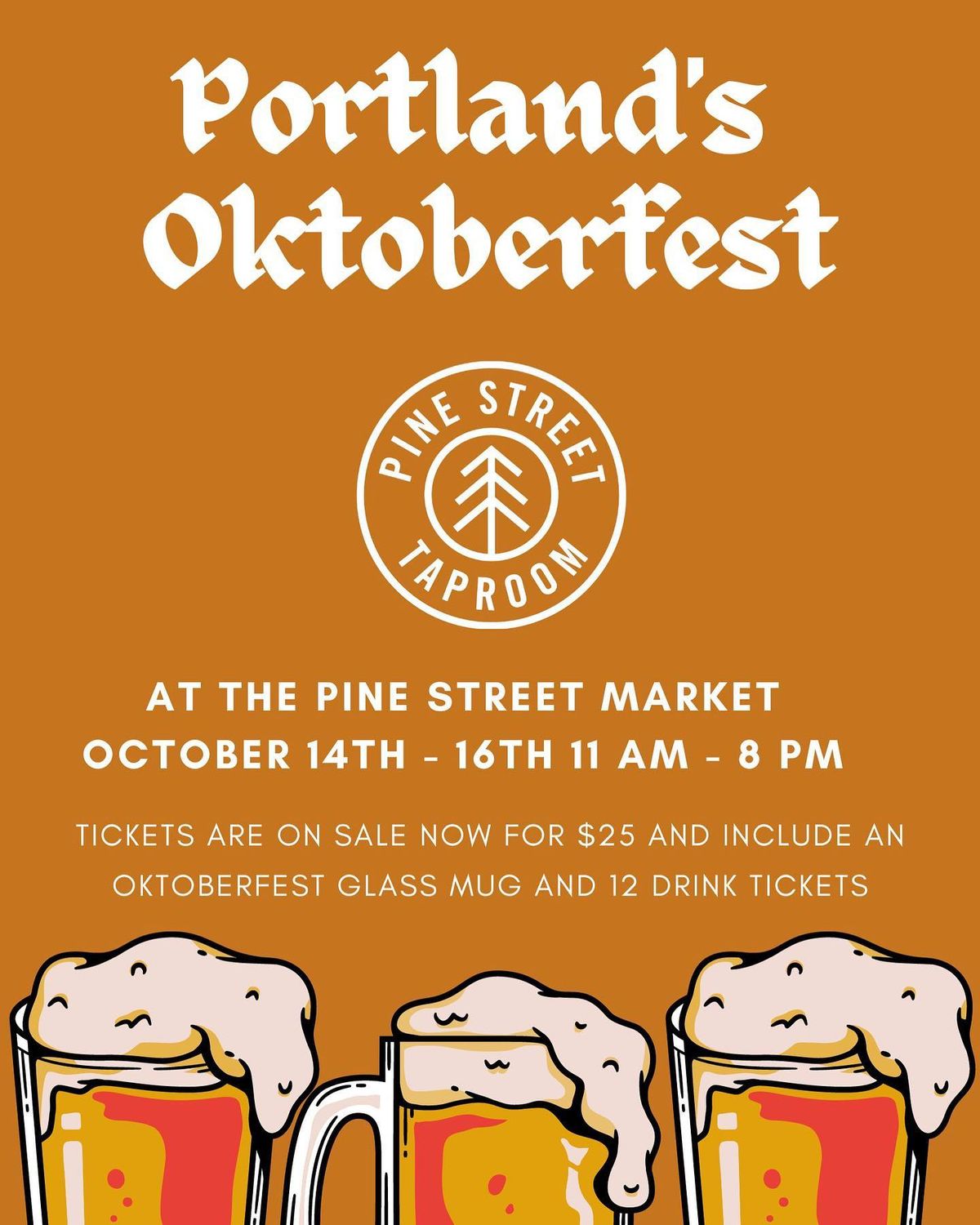 Portland's 2022 Oktoberfest at Pine Street Market in Portland, Oregon