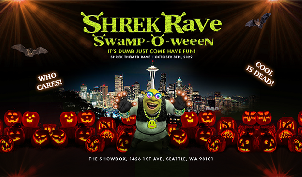 Shrek Rave: Swamp-O-Weeen at The Showbox in Seattle, WA - Saturday