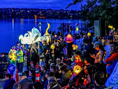 Ease into fall with a lantern parade around Green Lake as part of <a class="event-header" href="https://everout.com/seattle/events/luminata/e126437/">Luminata</a>.