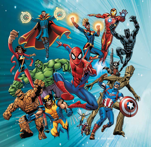 marvel heroes book pages