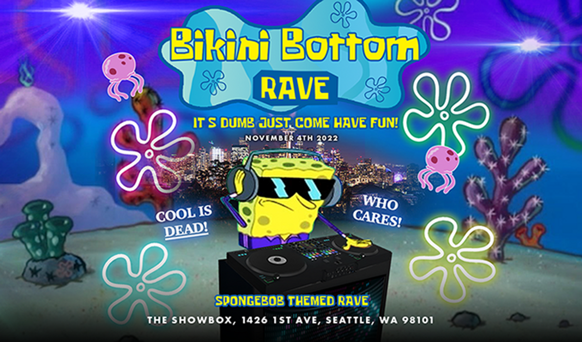 An 18+ SpongeBob SquarePants Rave Is Coming To Montreal & It Looks  Ridiculous And Perfect - MTL Blog