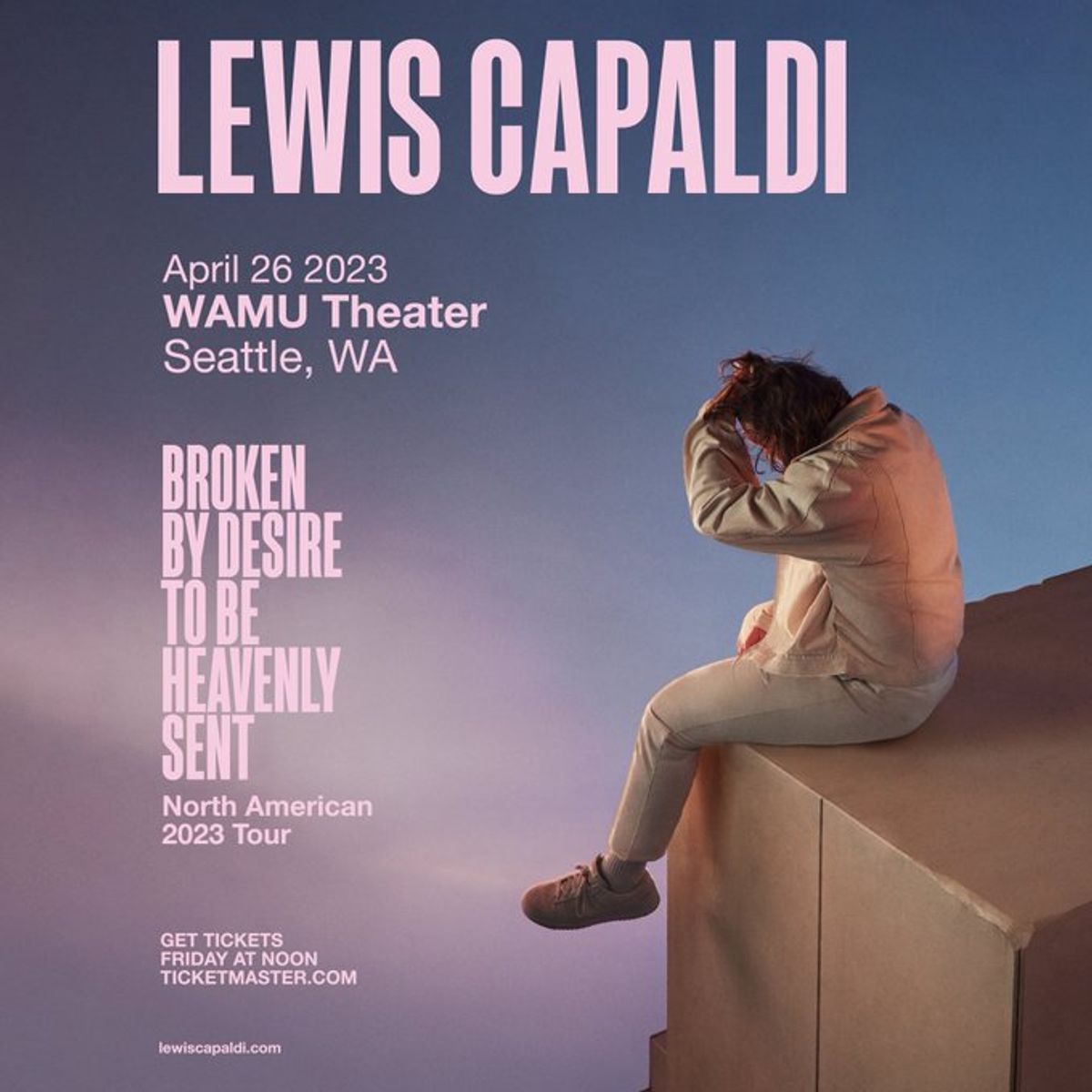 Lewis Capaldi at WaMu Theater in Seattle, WA Wednesday, April 26