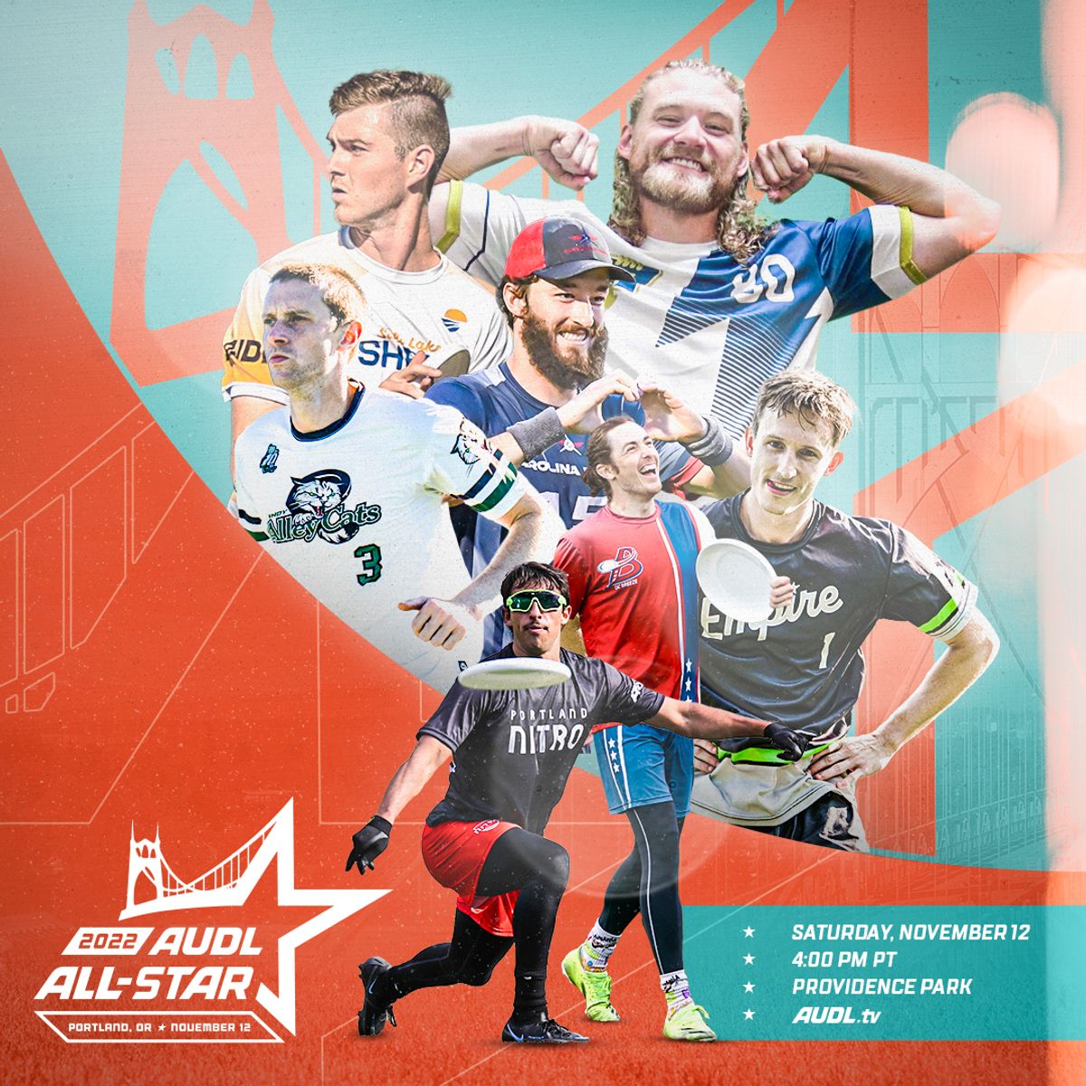 2022 AUDL All-Star Game at Providence Park in Portland, OR - Sat Nov 12 -  EverOut Portland