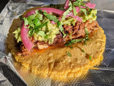 Get your fill of mouthwatering smoked meat tacos at <a href="https://everout.com/portland/locations/matts-bbq-tacos/l42963/">Matt's BBQ Tacos</a>, which recently moved into <a href="https://everout.com/portland/locations/great-notion-brewing/l25144/">Great Notion Brewing</a>.