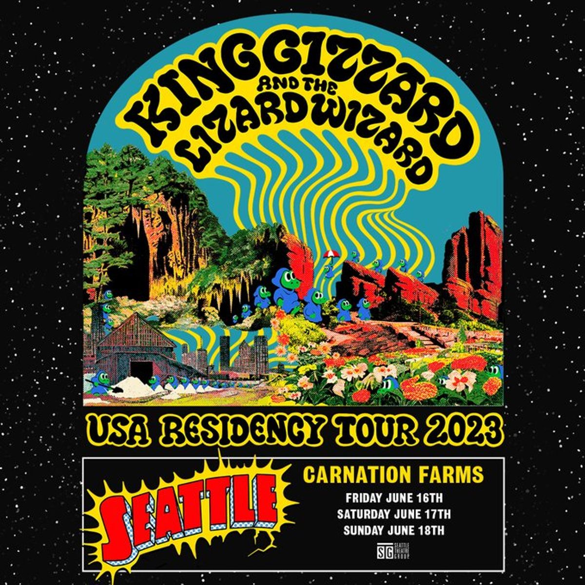 King Gizzard & The Lizard Wizard at Remlinger Farms in Carnation, WA