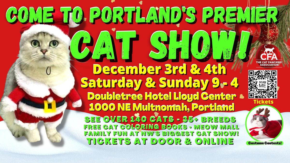 Portland's Biggest Cat Show at Doubletree Hotel (Lloyd Center) in