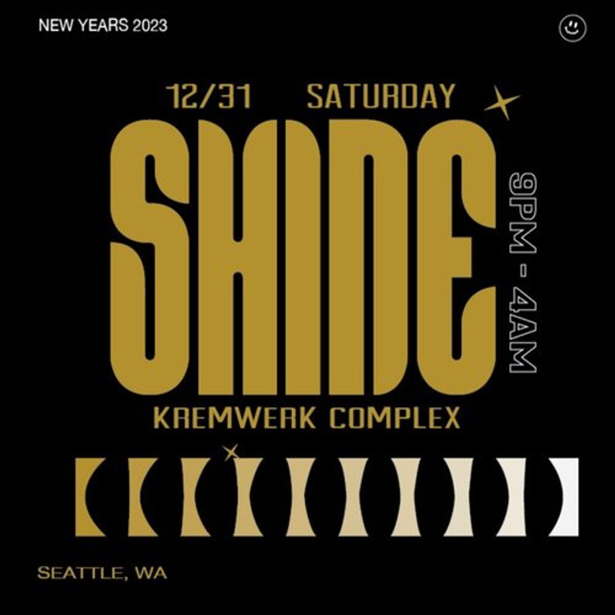 SHINE New Year's Eve 2023 at Kremwerk in Seattle, WA Saturday