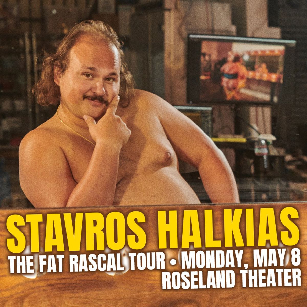 Stavros Halkias: The Fat Rascal Tour at Roseland Theater in Portland ...