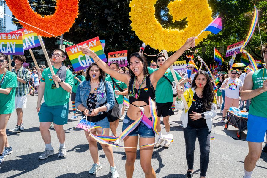 Seattle Pride Parade 2025 at Downtown Seattle in Seattle, WA Sunday