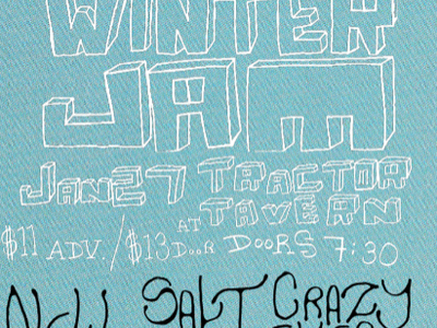 Den Tapes Winter Jam: Fluung, Salt Lick, Crazy Eyes, and New You