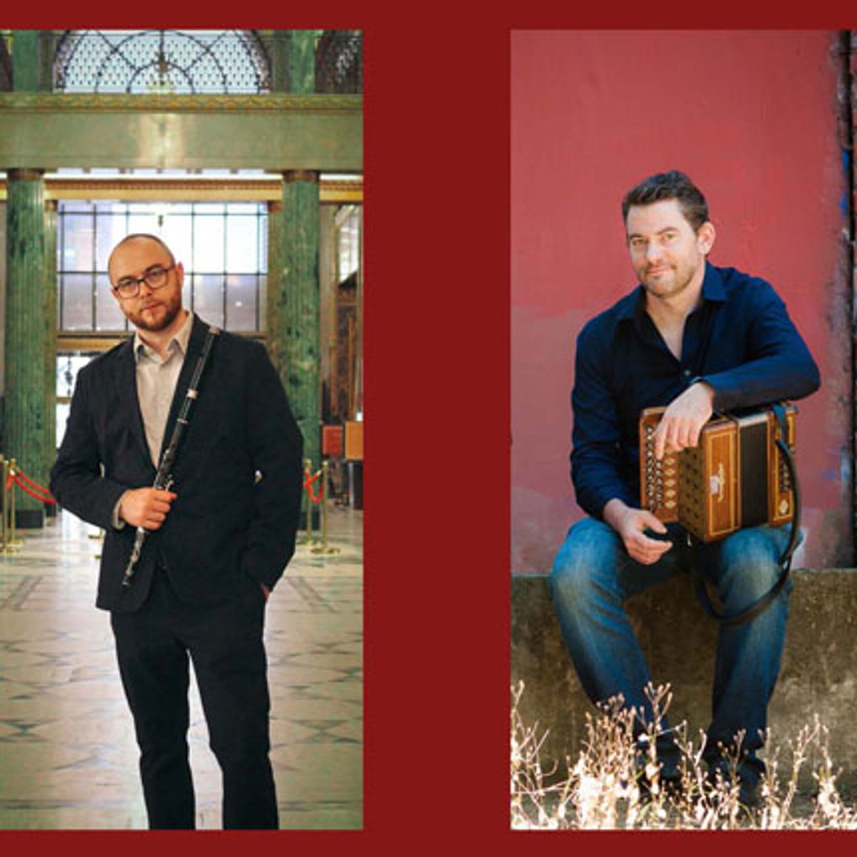 Seán Gavin with Johnny B Connolly at Phinney Neighborhood Association