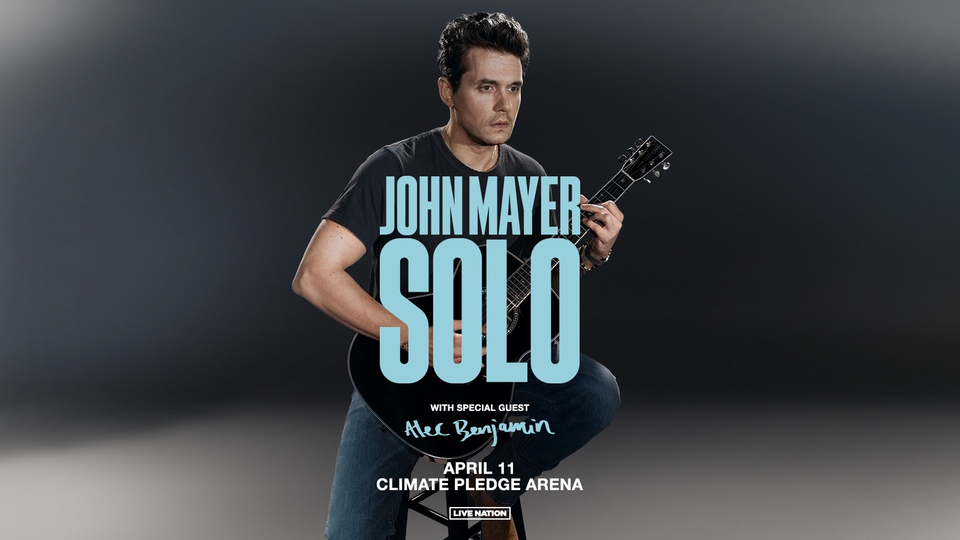 John Mayer Solo Tour at Climate Pledge Arena in Seattle, WA Tuesday