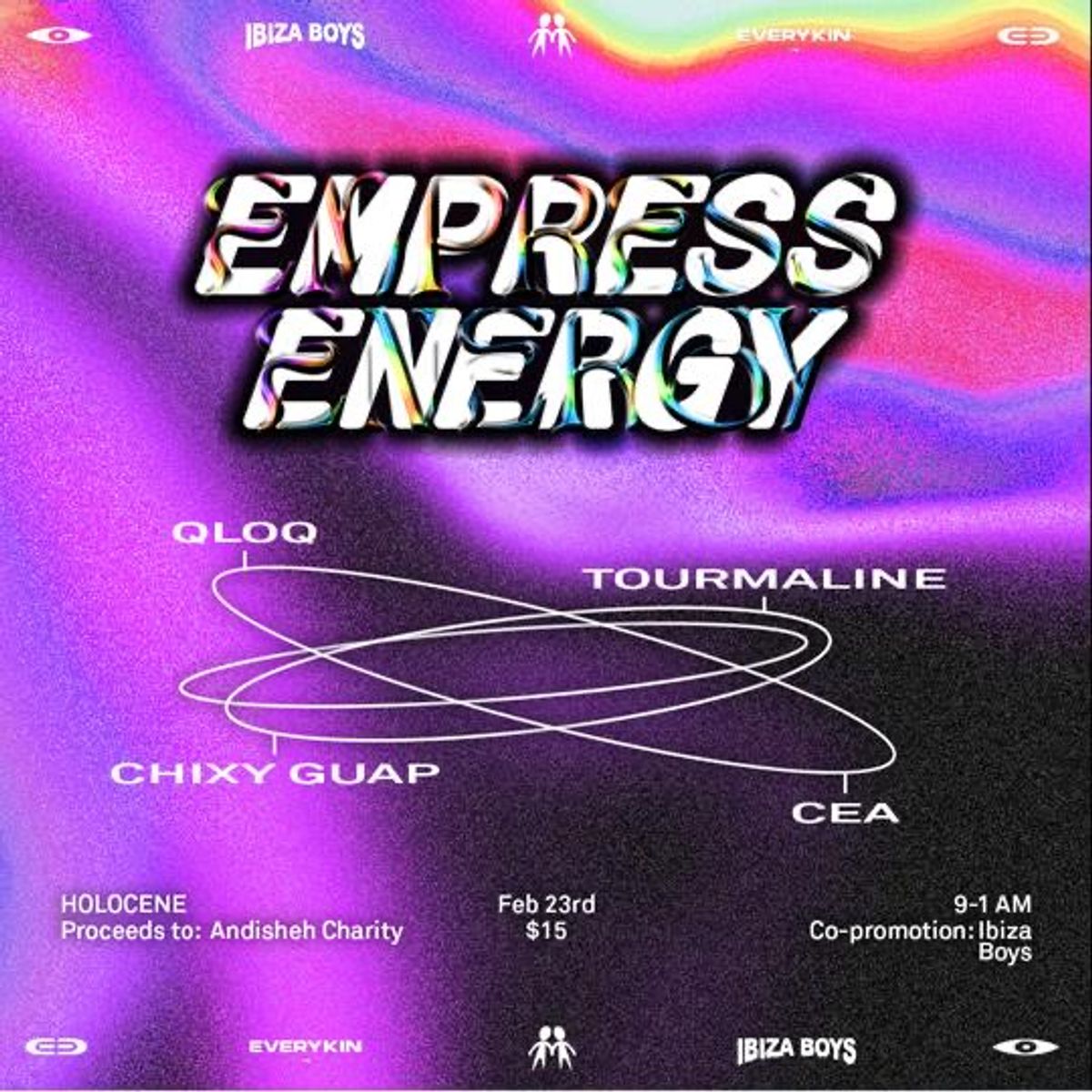 Empress Energy at Holocene in Portland, OR Thursday, February 23
