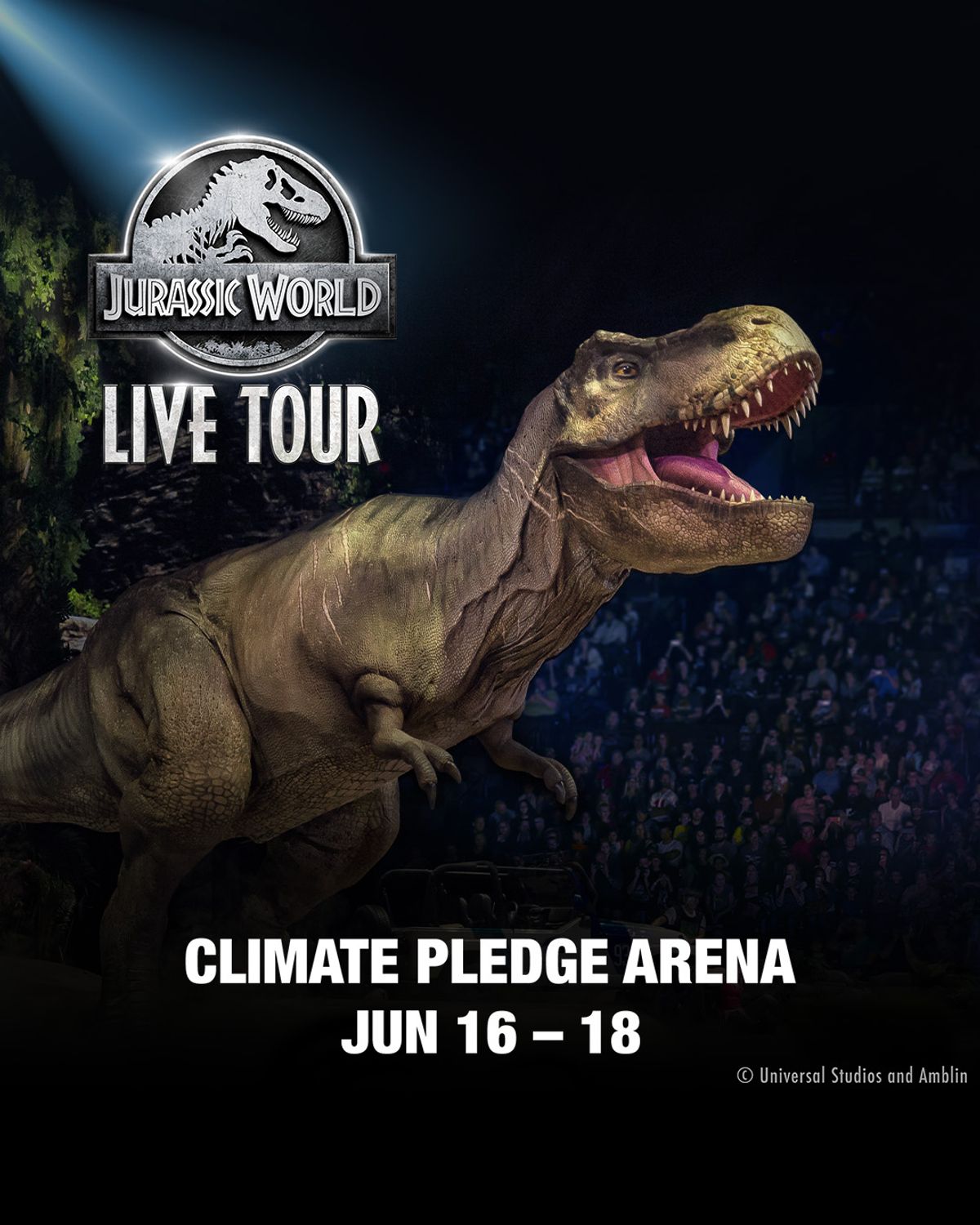 Jurassic World Live Tour at Climate Pledge Arena in Seattle, WA Every