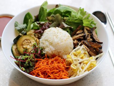 Sara Upshaw serves scratch-made Korean comfort food at <a class="add-to-list-link add-to-list-link add-to-list-link add-to-list-link" href="https://everout.com/seattle/locations/ohsun-banchan-deli-and-cafe/l41647/" data-model="attractions.location" data-oid="41647">Ohsun Banchan Deli and Cafe</a> in Pioneer Square.