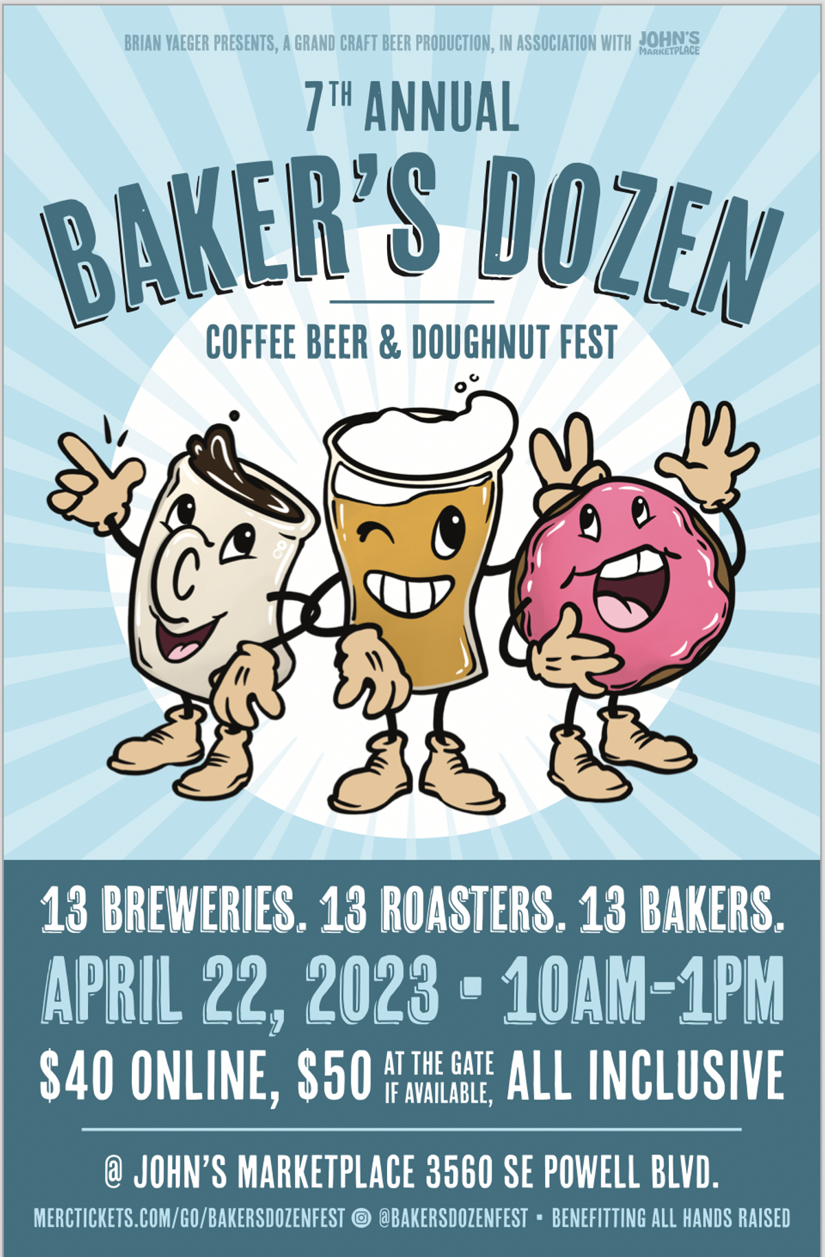 Seventh Annual Baker's Dozen Coffee Beer & Doughnut Fest at John's