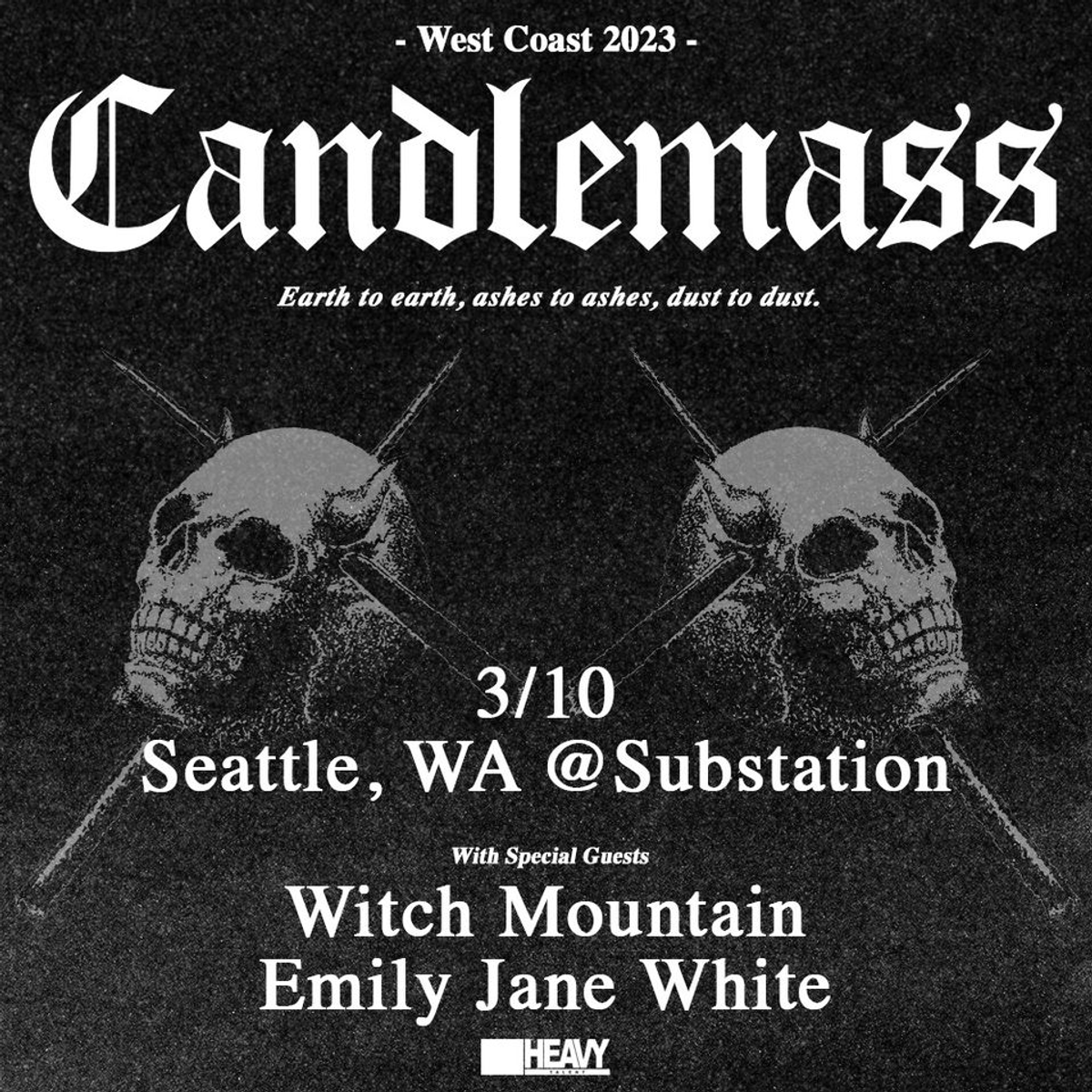 Candlemass with Witch Mountain at Substation in Seattle, WA