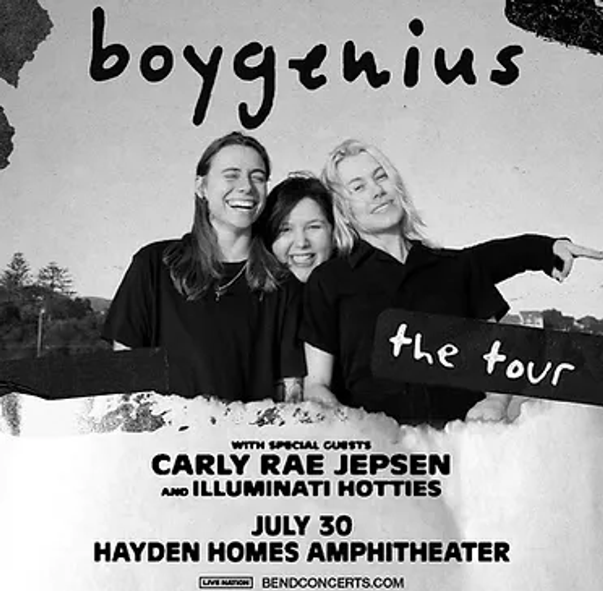 boygenius with Carly Rae Jepsen and Illuminati Hotties at Hayden Homes