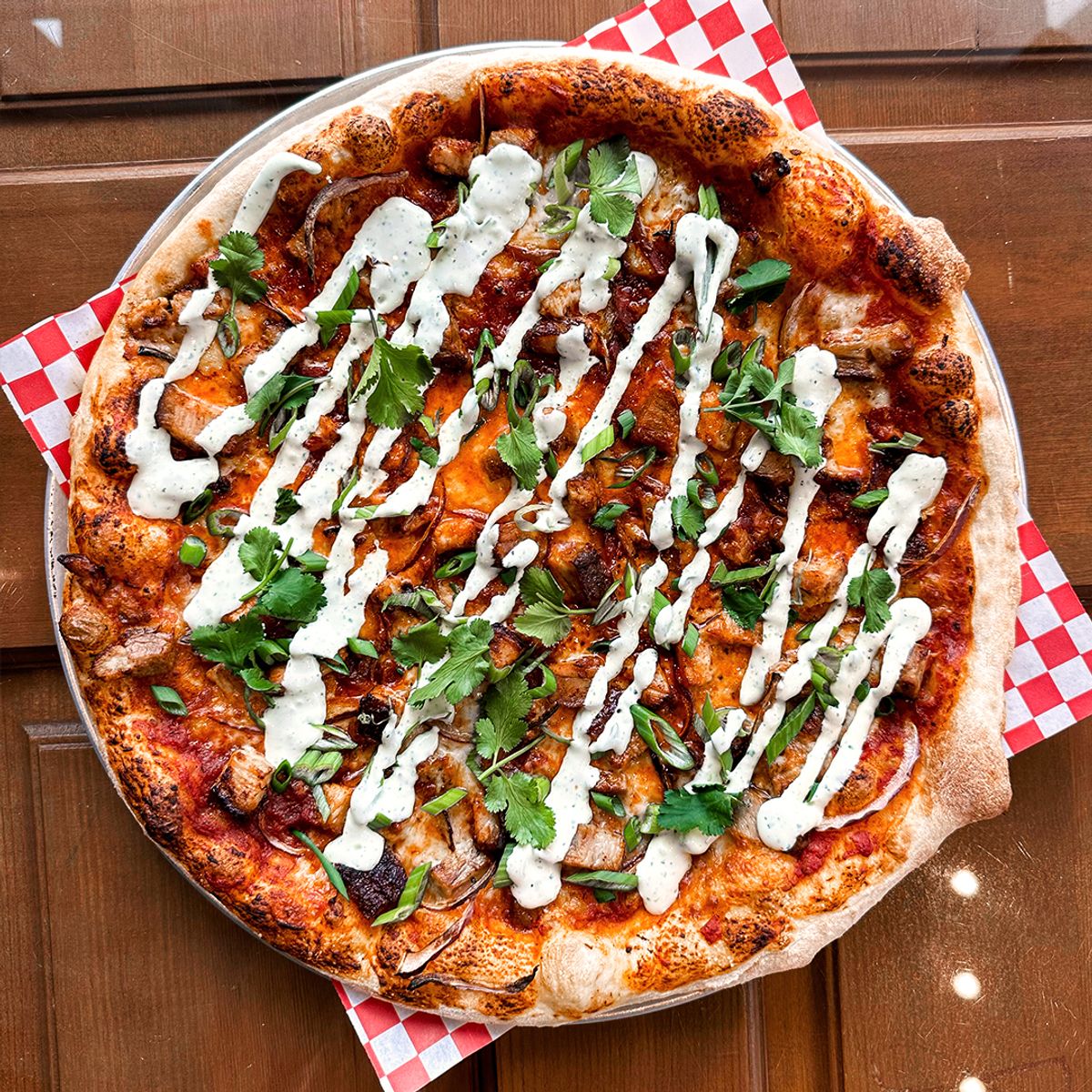 Smoked Pork Belly Enchilada Pie at Von Ebert Brewing in Portland, OR