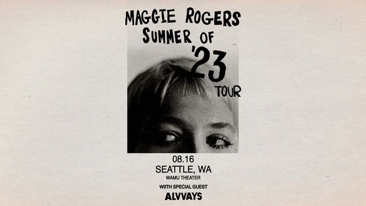 Maggie Rogers with Alvvays at WaMu Theater in Seattle, WA Wednesday