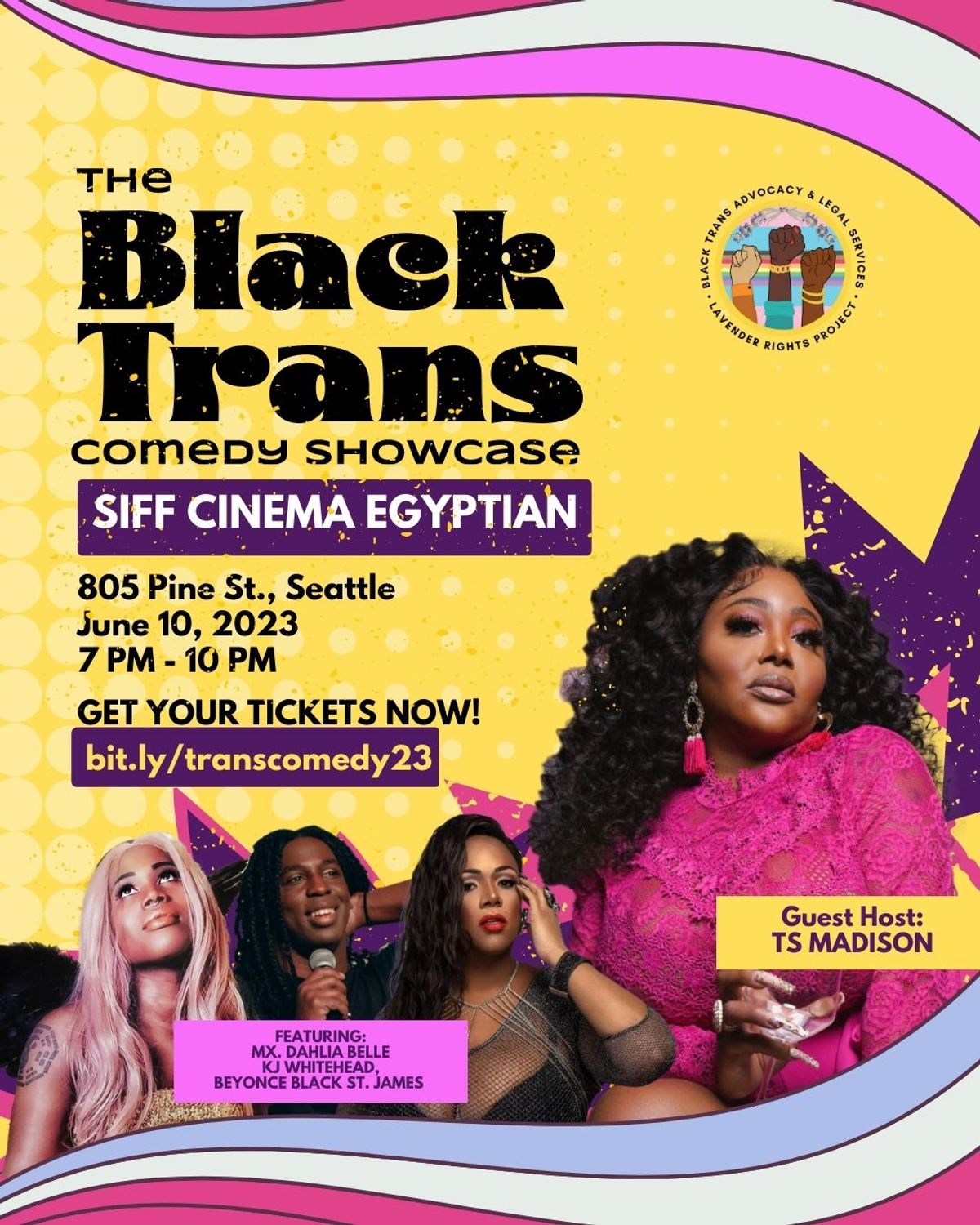 The Black Trans Comedy Showcase A Pride Fundraiser For Lavender Rights Project At Siff Cinema 6109