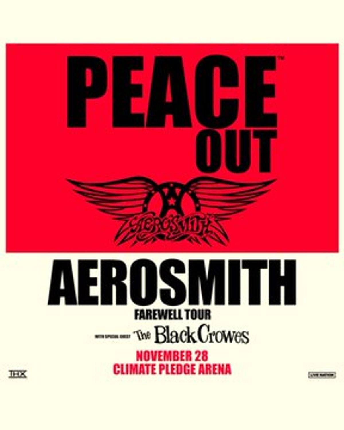 Aerosmith PEACE OUT The Farewell Tour at Climate Pledge Arena in