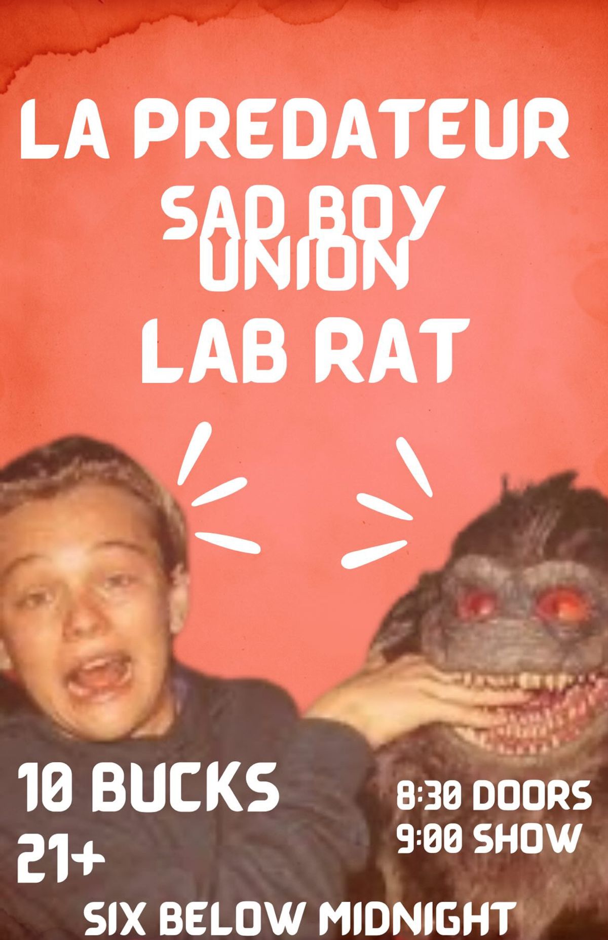La Predateur with Sad Boy Union and Lab Rat at The Midnight PDX + The ...