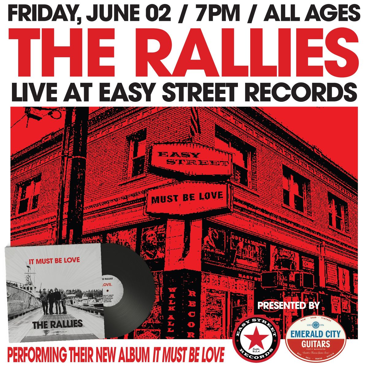 The Rallies Live InStore Performance at Easy Street Records in