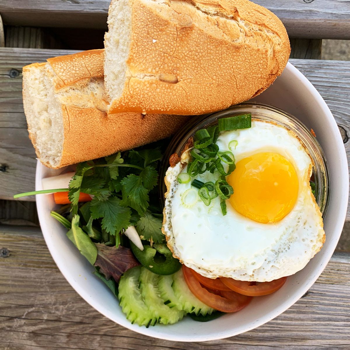 Dip Style Pork and Egg Banh Mi at Banh Mi Up in Portland, OR Every