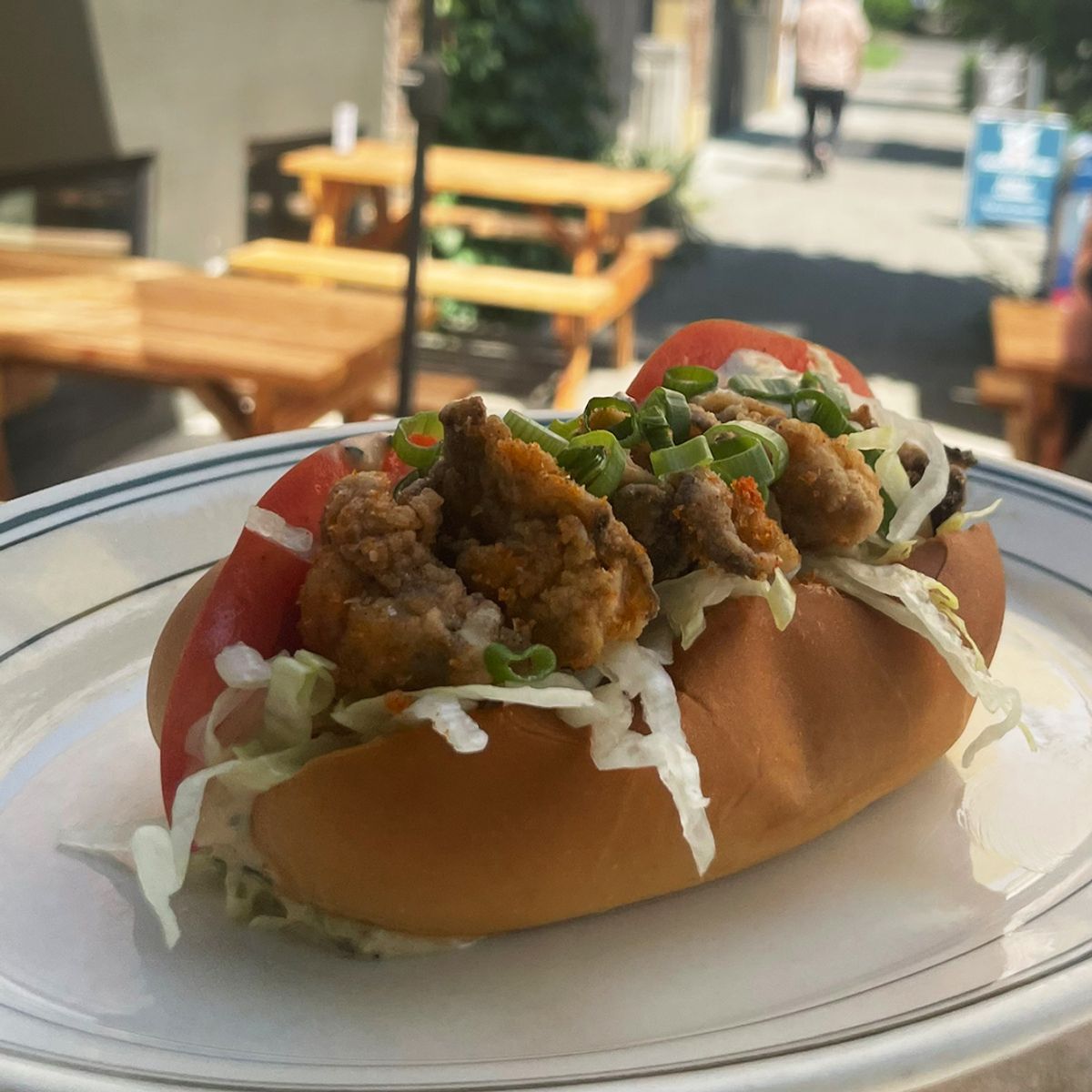 Fried Oyster PoBoy at Grand Fir Brewing in Portland, OR Multiple dates through June 11, 2023