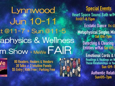 Metaphysics and Wellness MeWe Fair and Gem Show