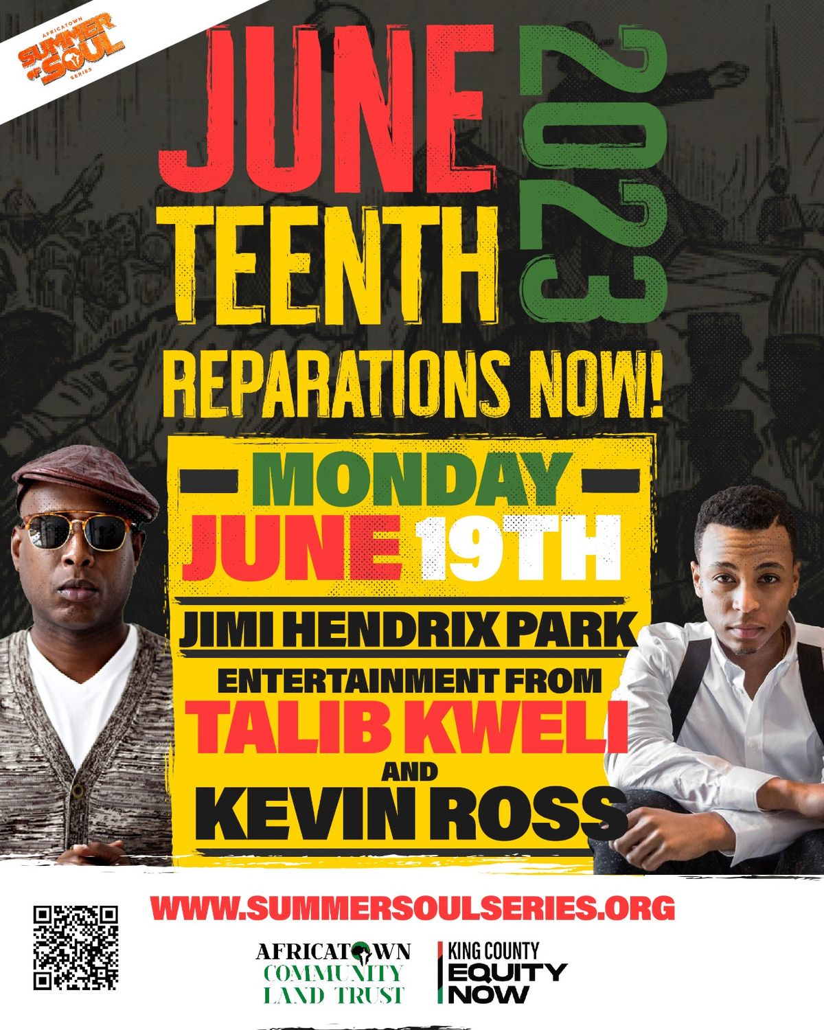 Juneteenth 2023 at Jimi Hendrix Park in Seattle, Washington - Monday ...