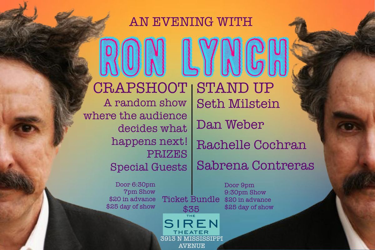 An Evening with Ron Lynch at Siren Theater in Portland, Oregon - Saturday,  July 8, 2023 - EverOut Portland